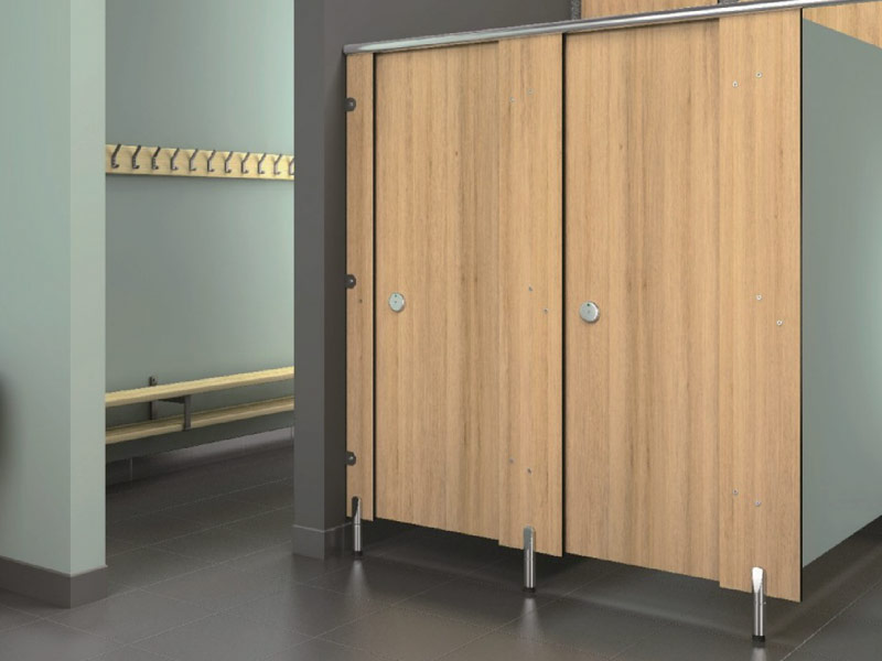 Compact Laminate for Anti-Bite toilet partition